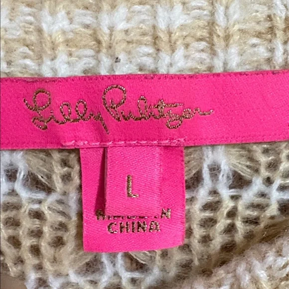 Lilly Pulitzer Cream Knit Sweater - Picture 2 of 7